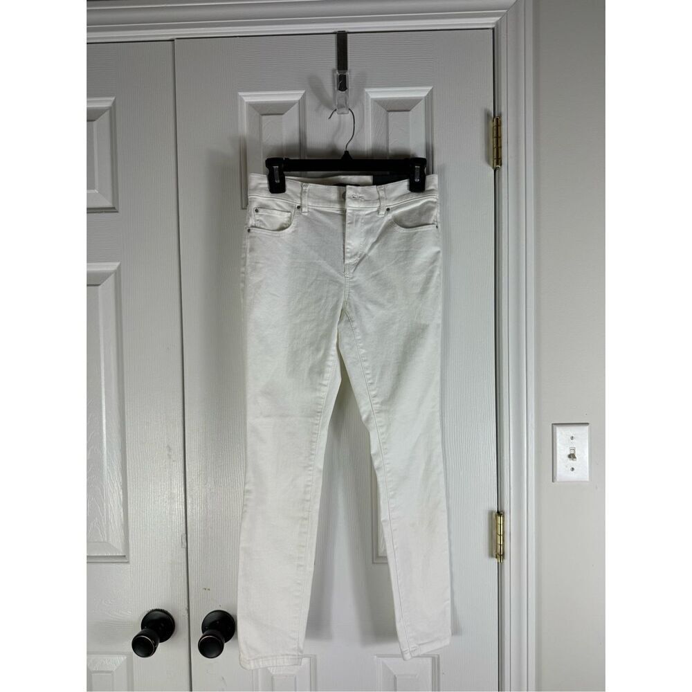 NWT Ann Taylor Womens White Jeans Size 2P
